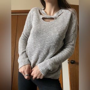 Light Gray Knit Sweater